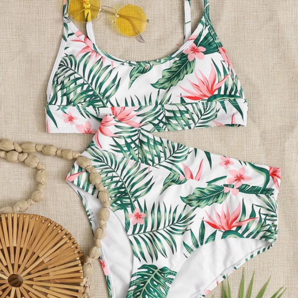 Shein Tropical Swimsuit